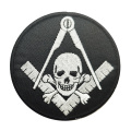 Neues Design rund Filzstickeisen auf Patch Custom Masonic Sticked Patches